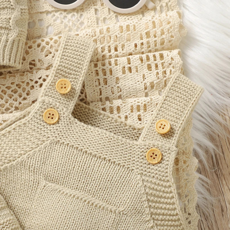 Unisex Knitted 3 Piece Set 0-9M