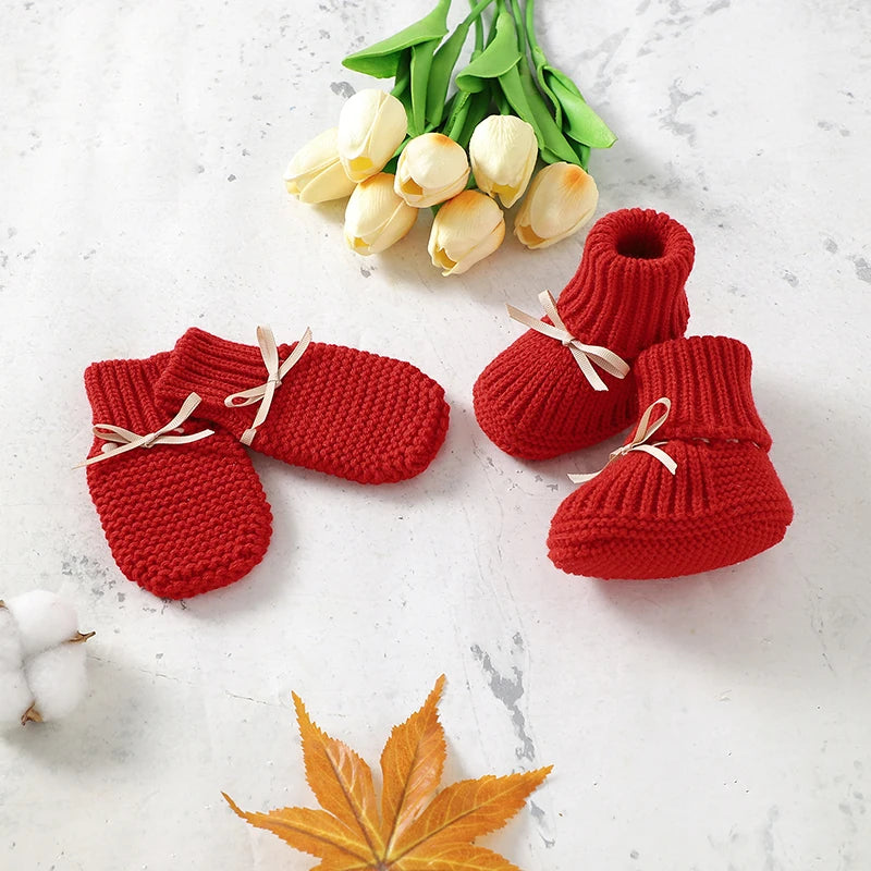 Unisex Onesie Set Onesie+Boots +Mitten and Hat 4PC