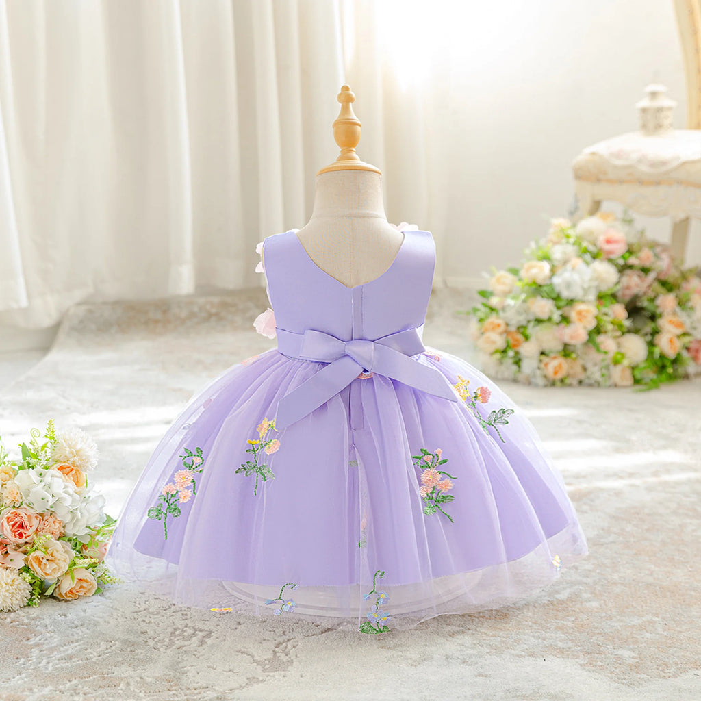 Summer Floral Tulle Dress 6M-3T