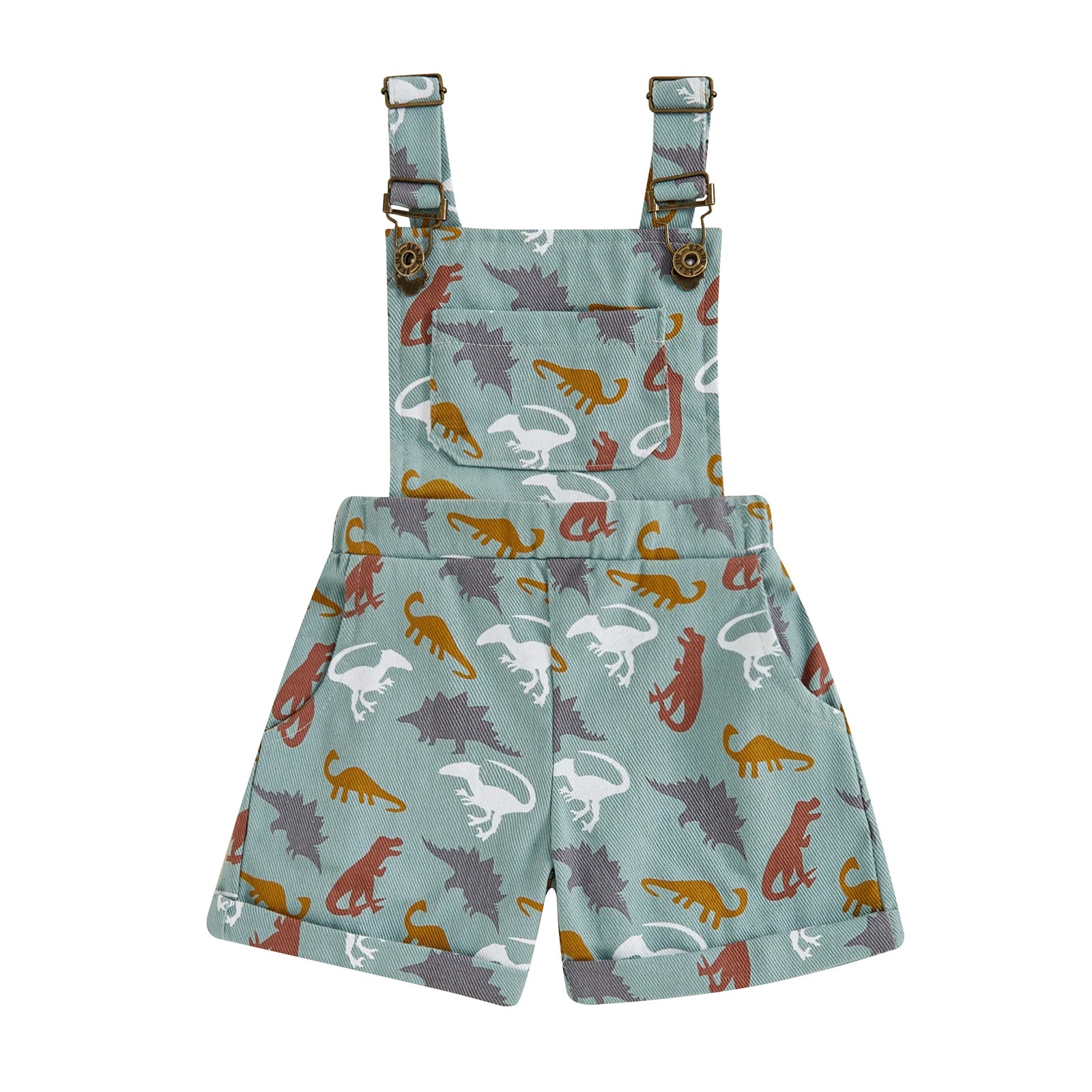 Unisex Printed Overalls 18M-6T