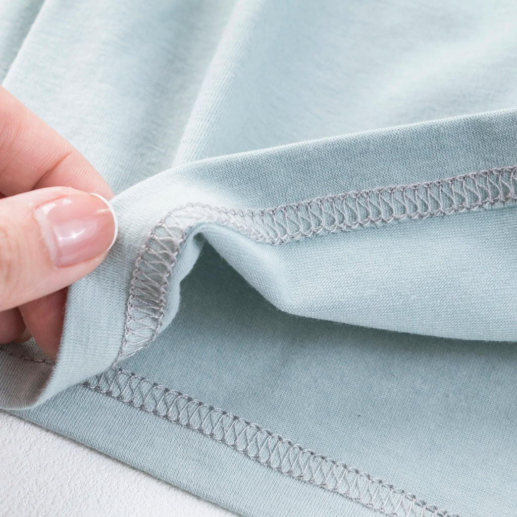 Unisex Casual Cotton Short Sleeve and Shorts Set