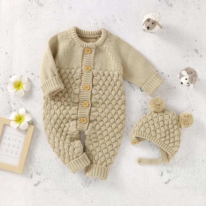 Unisex Onesie Set Onesie+Boots +Mitten and Hat 4PC