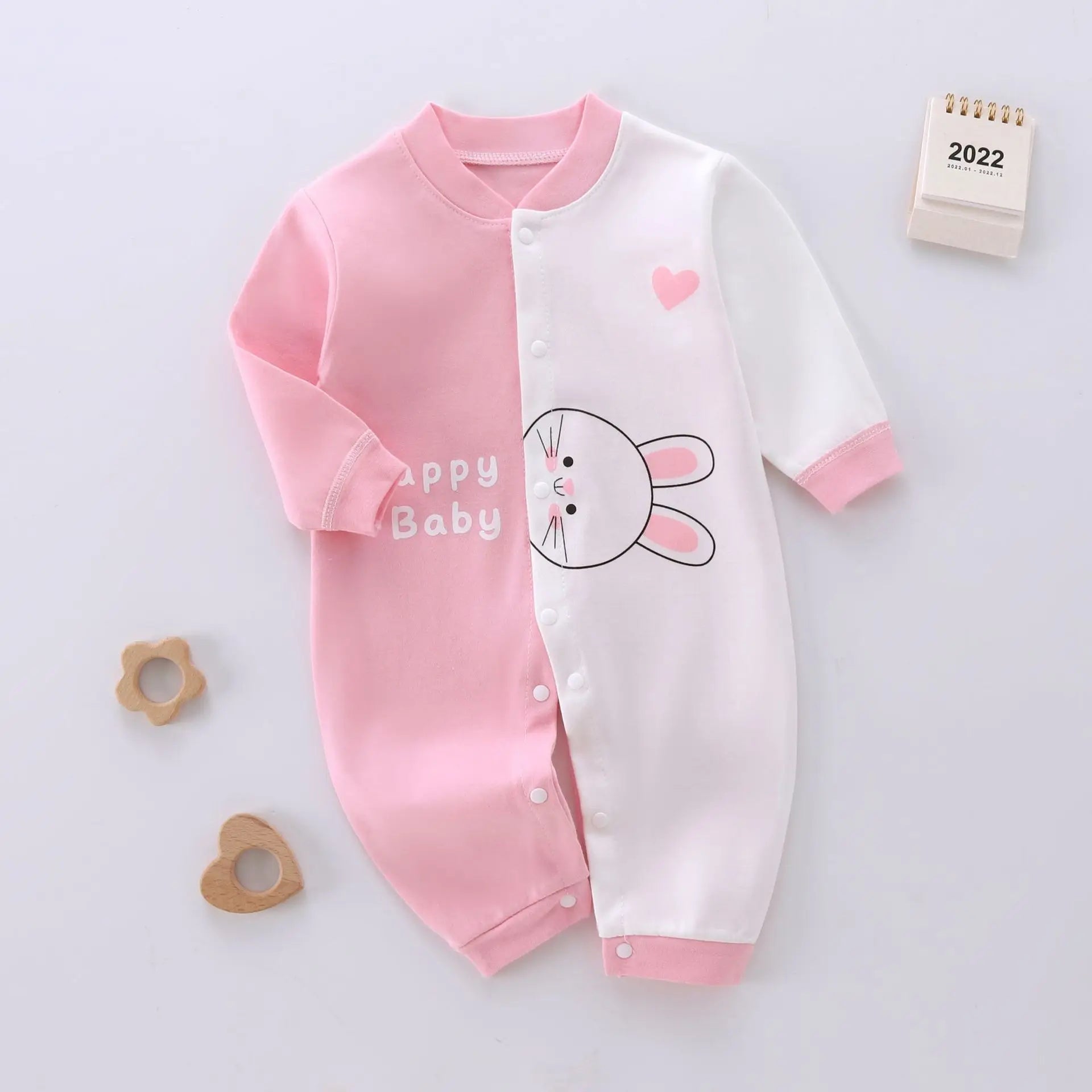 Baby Boy Button Up Animal Print Onesie Newborn-12M Baby