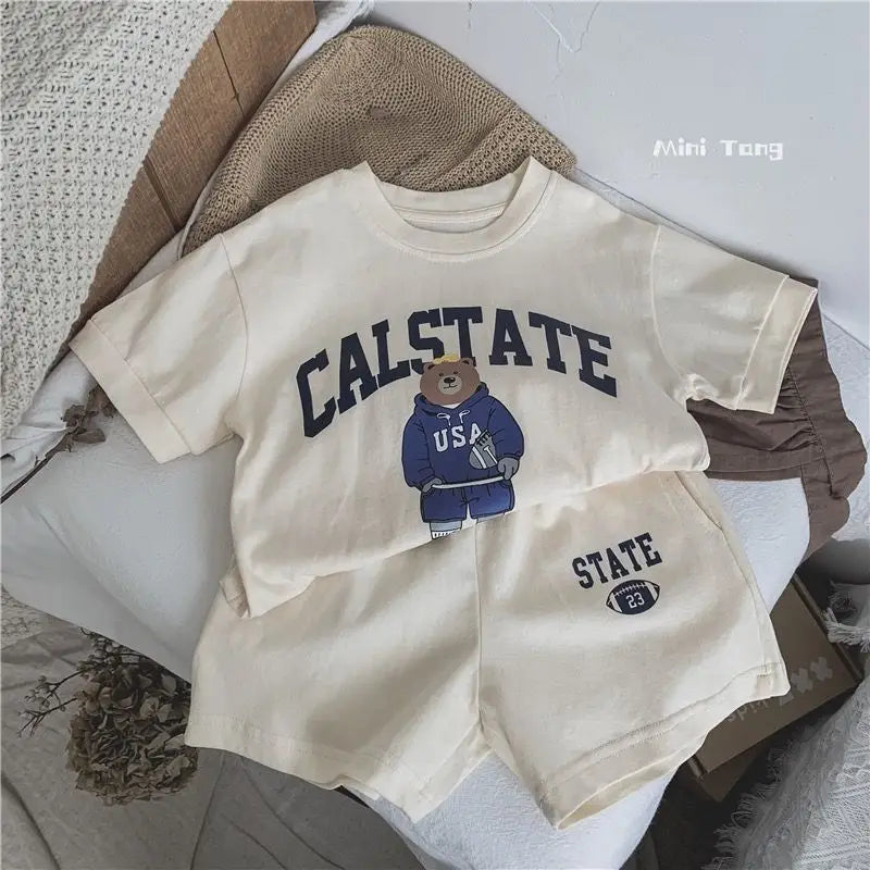 Summer Toddler T-shirts and Shorts 2pc Set 9M-8T