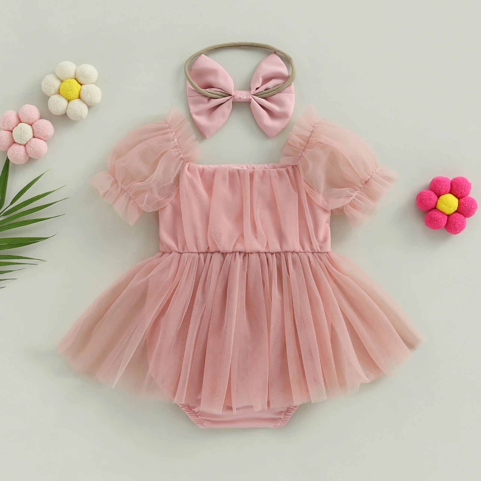 Tulle Dress with Headband Set 6M-24M
