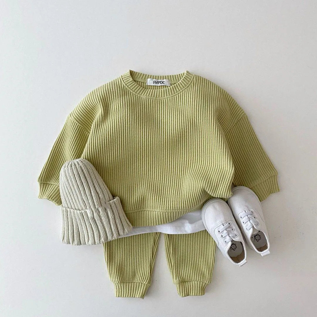 Unisex Cotton Sweatshirt and Pants Set 6M-3T