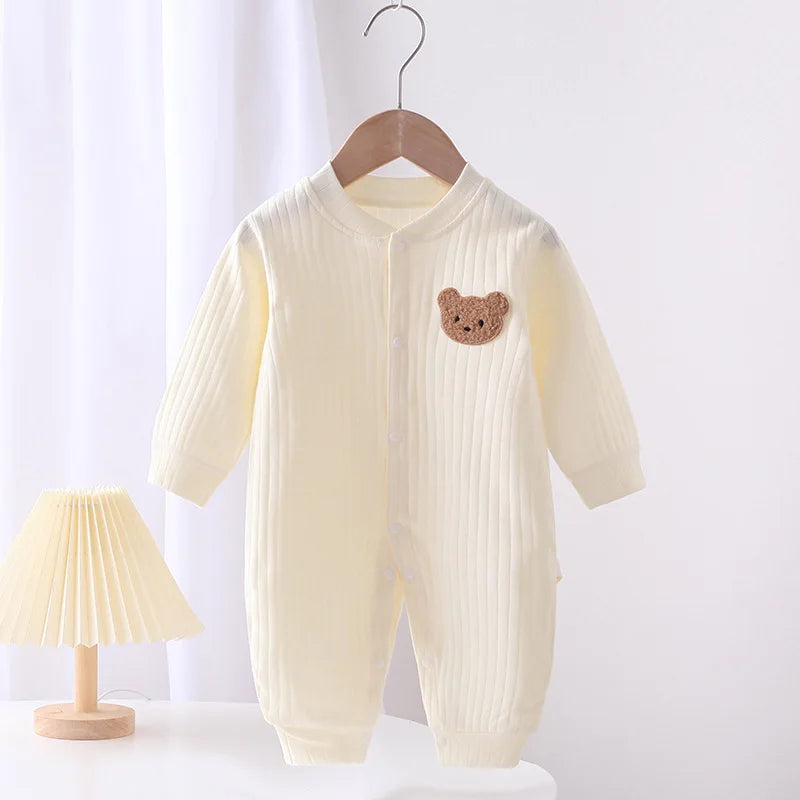 0-24Months Newborn Kid Baby Boy Girl Winter Clothes Knit Warm Baby Romper Sweater Thick Jumpsuit Cute Sweet New Born Outfit