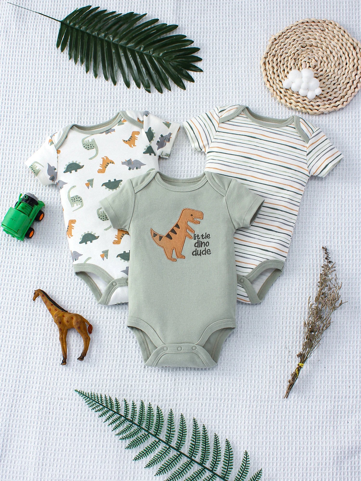 Baby Boy Onesies (Set of 3) Newborn-9M