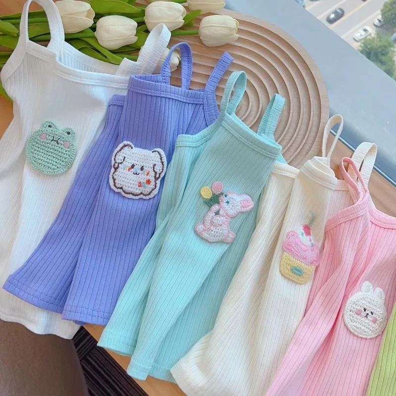 Girls Summer Halter Tops