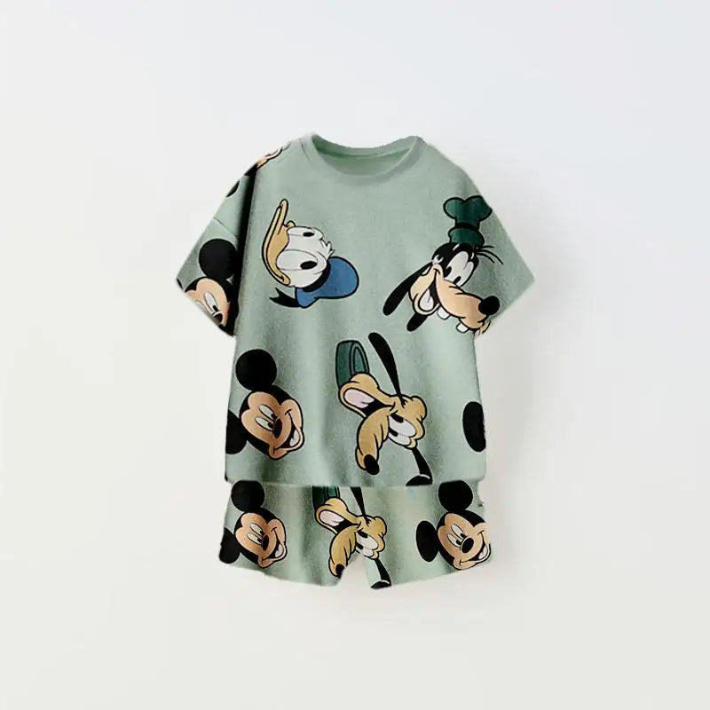 Unisex Disney T-Shirt & Short Set 9M- 5T