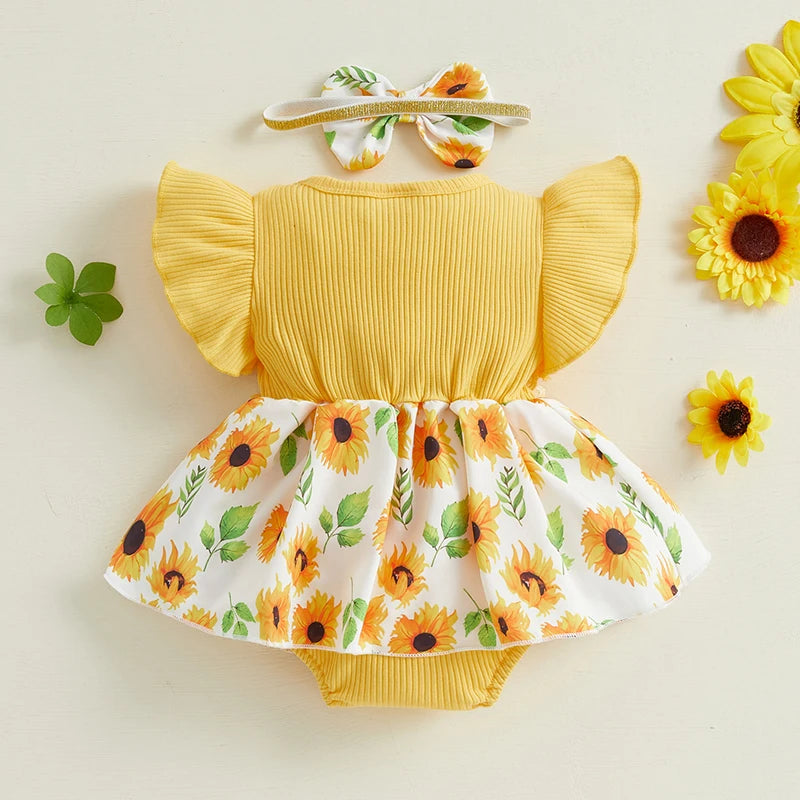 Baby Girl Sunflower Set 3M- 18m