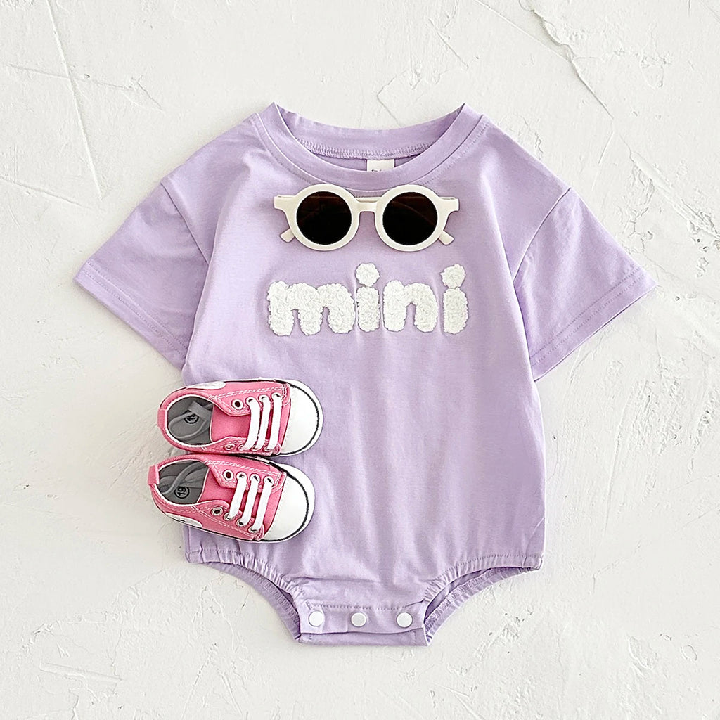 Baby Girl “MINI” Cotton Onesie