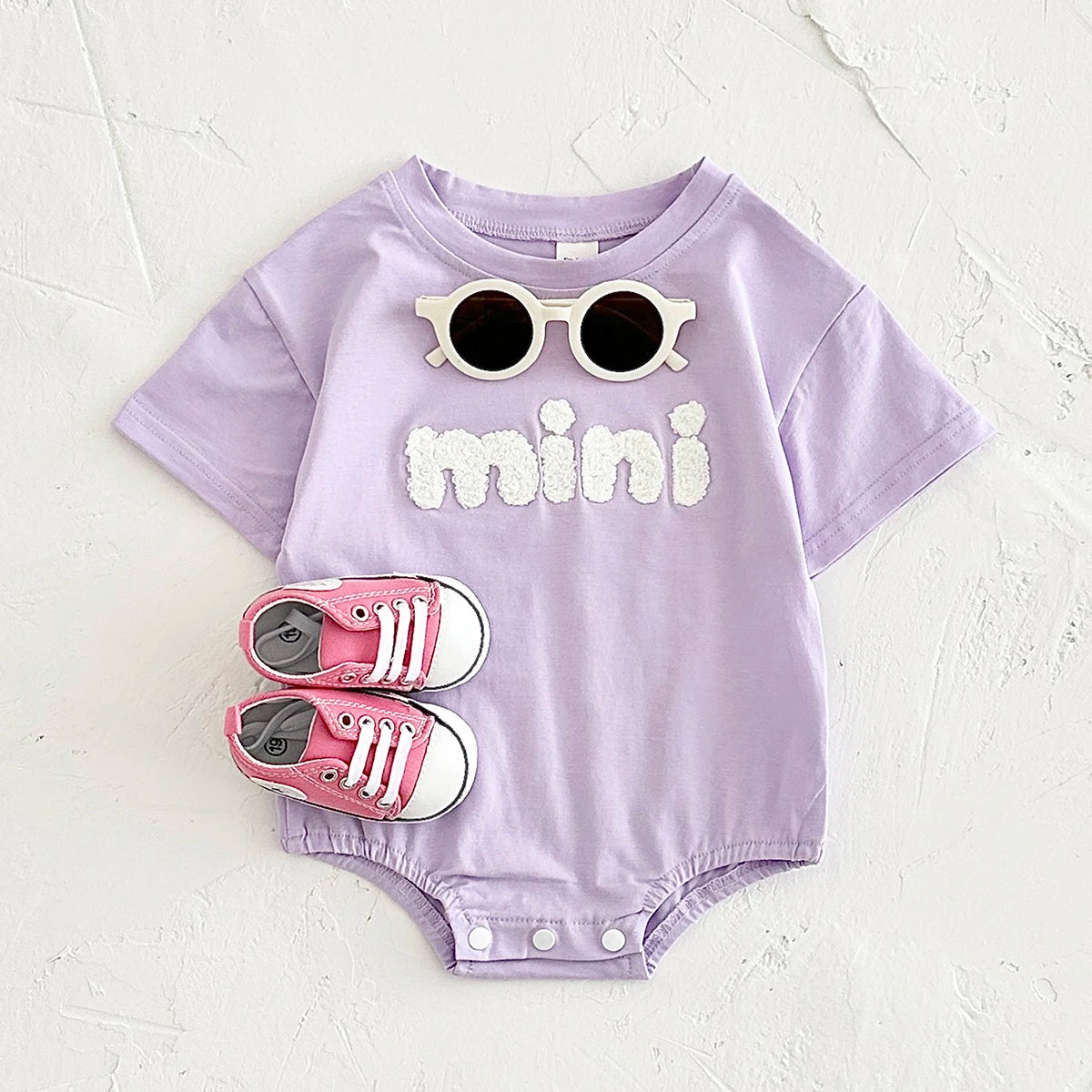 Baby Girl “MINI” Cotton Onesie