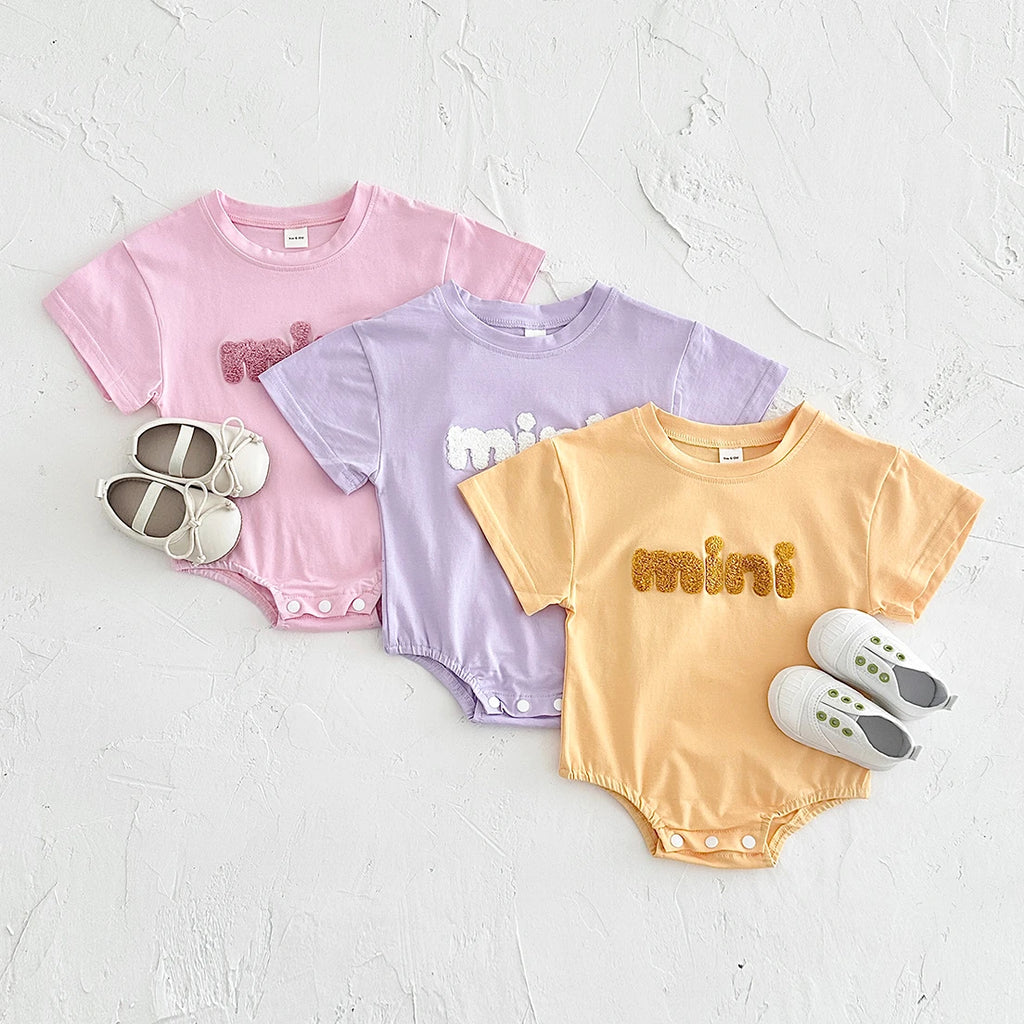 Baby Girl “MINI” Cotton Onesie