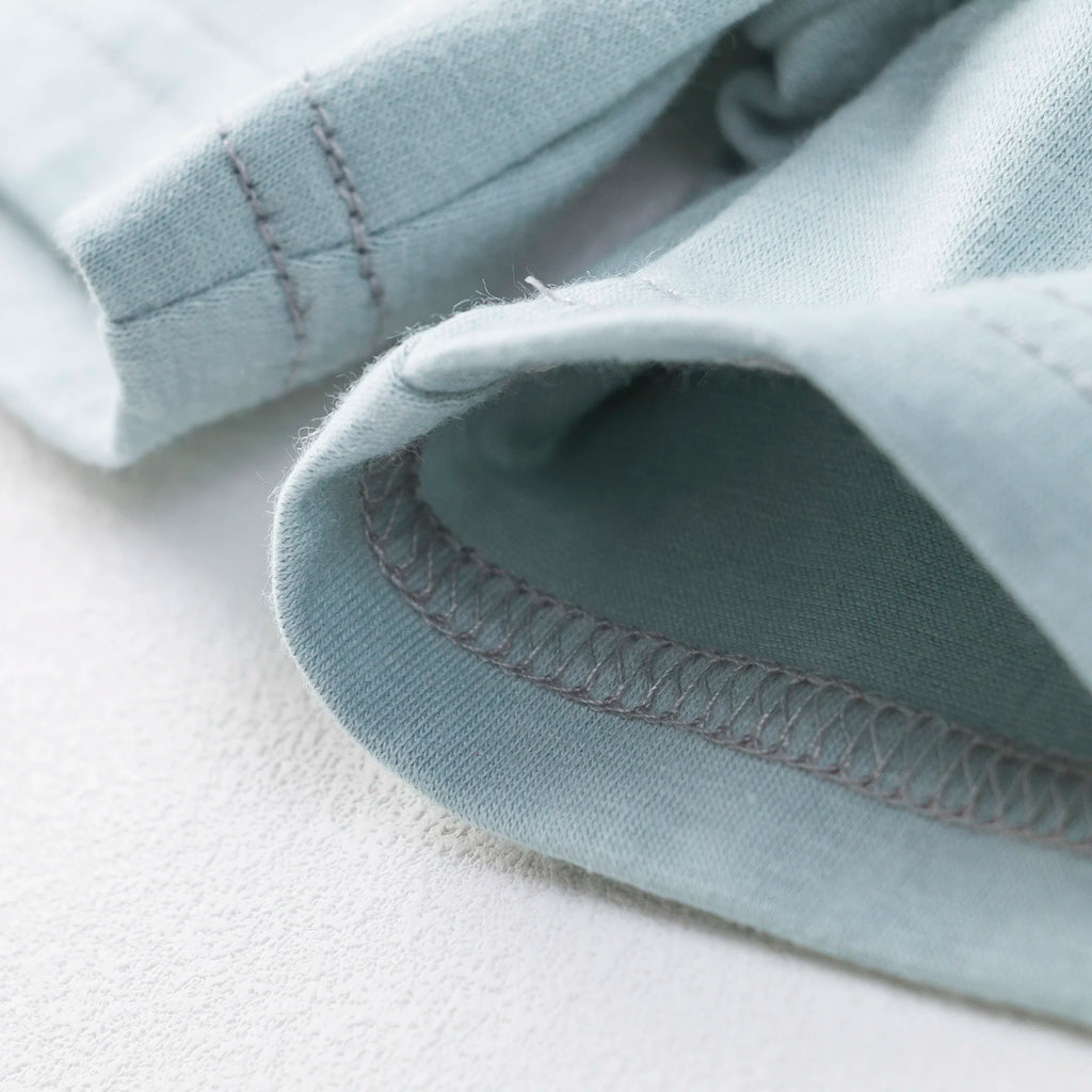 Unisex Casual Cotton Short Sleeve and Shorts Set