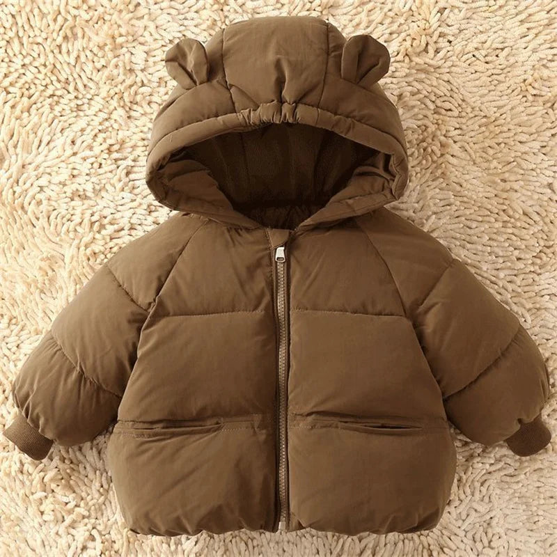 Unisex Hooded Winter Coat 12M-5T