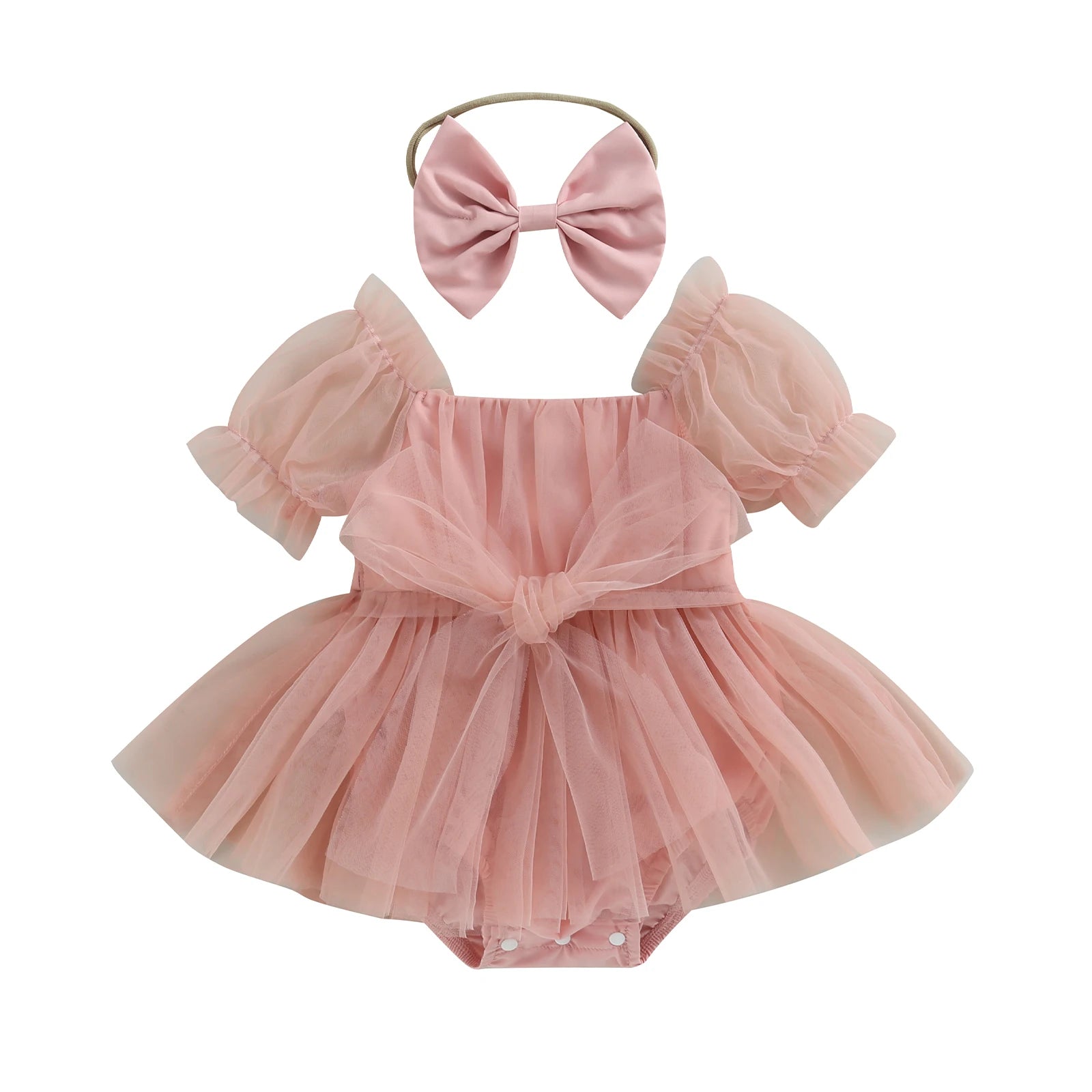 Tulle Dress with Headband Set 6M-24M