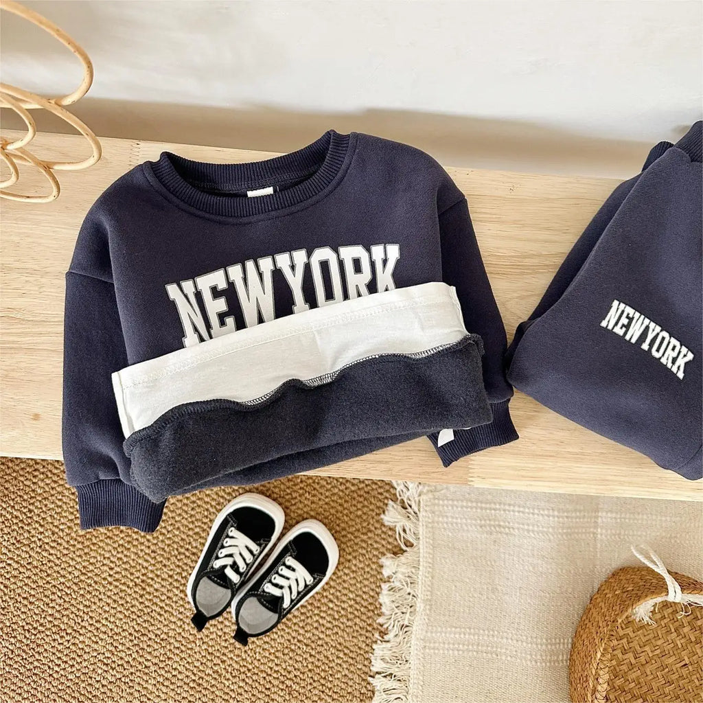 NEW YORK Athletic Suit Set 9M-4T